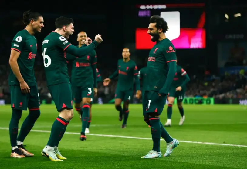 الفرعون الأفضل.. صلاح رجل مباراة ليفربول ضد أستون فيلا
