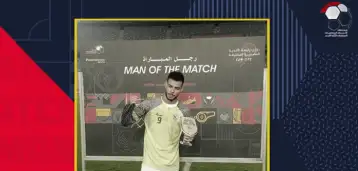 دونجا يحصد جائزة أفضل لاعب في مباراة الزمالك والإسماعيلي