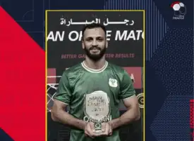 مروان حمدي أفضل لاعب في مباراة المصري والاتحاد