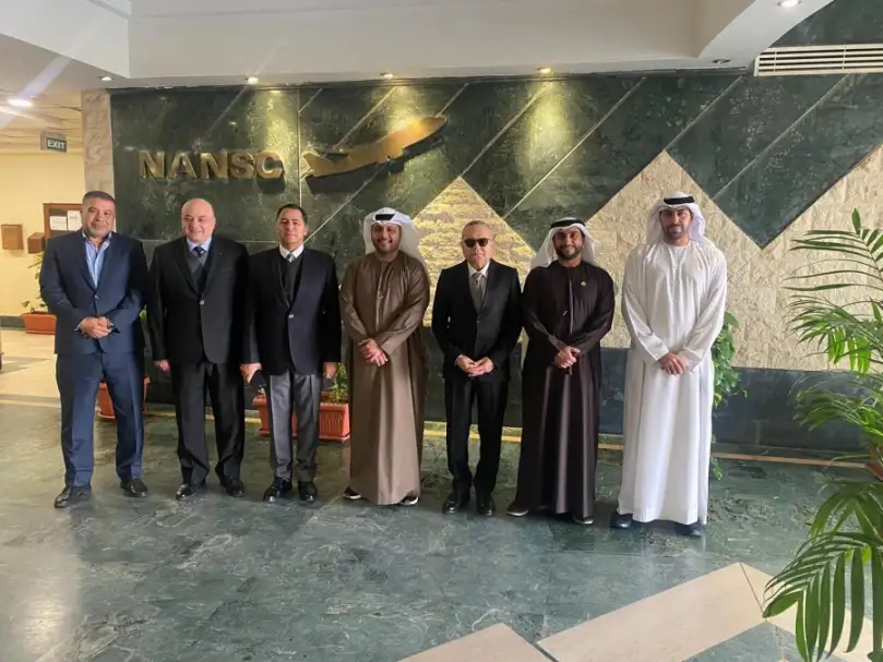 وفد إماراتي يزور الشركة الوطنية لخدمات الملاحة الجوية لتعزيز التعاون والتنسيق المشترك