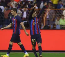 برشلونة يتفوق على الريال بثنائية في الشوط الأول من الكلاسيكو