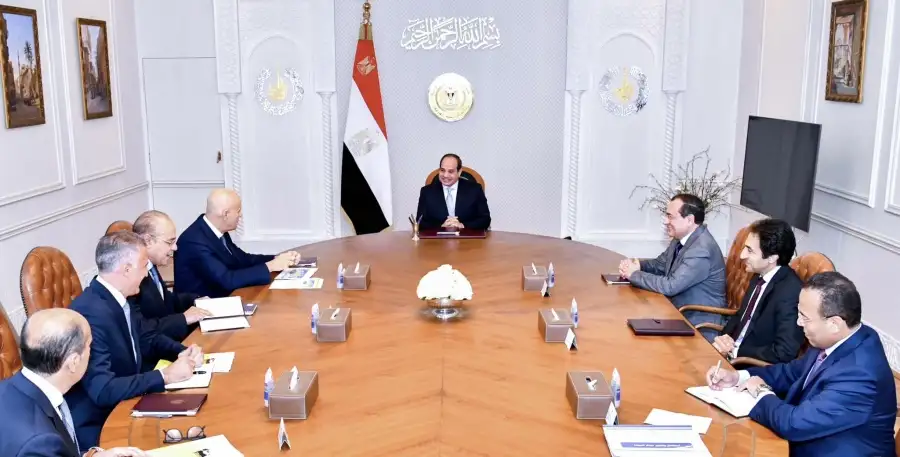 السيسي يوحه بتوسيع أنشطة وجهود البحث والاستكشاف والإنتاج بالتنسيق مع شركة إيني الإيطالية