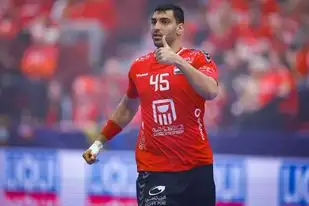 بطولة العالم لليد .. سيف الدرع أفضل لاعب في مباراة مصر وبلجيكا