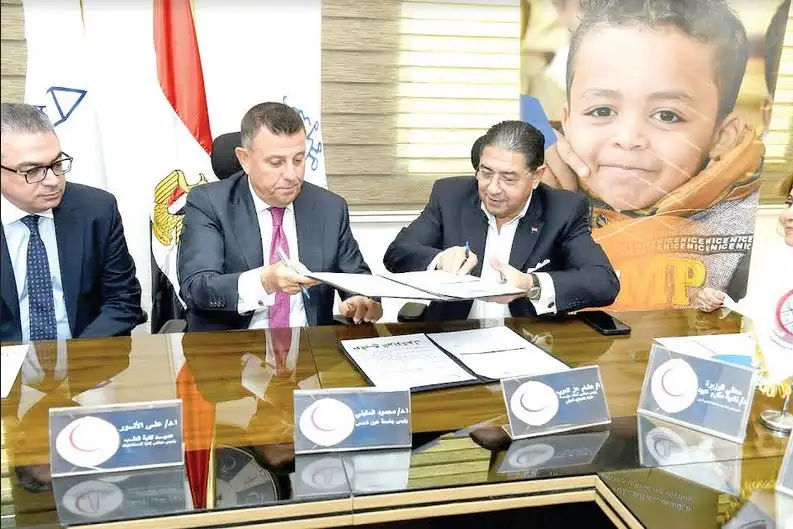 100 مليون من البنك التجاري الدولي لـ مستشفى جراحات الأطفال بجامعة عين شمس