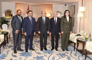 السيسي يرحب باهتمام مجموعة "أداني" الاستثمار في مصر