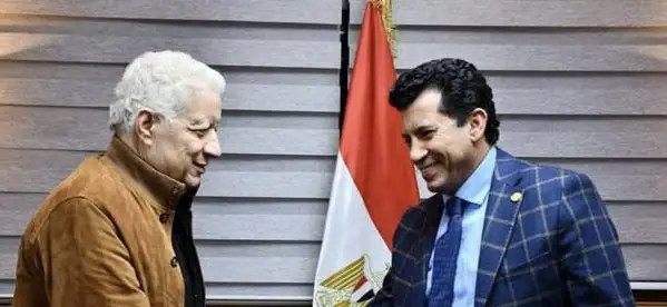 جلسة بين رئيس الزمالك ووزير الرياضة لإنهاء أزمة القيد
