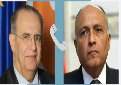 وزير الخارجية ونظيره القبرصي يؤكدان أهمية متابعة مشروعات التعاون