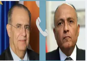 وزير الخارجية ونظيره القبرصي يؤكدان أهمية متابعة مشروعات التعاون