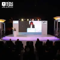 رشا راغب: العالم يمر بوقت دقيق والشباب أحد الأطراف المتأثرين بهذه التحديات