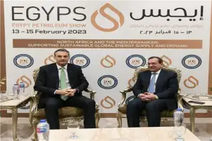 إيجبس 2023.. وزير البترول يبحث خطط شركة بي بي المستقبلية في مصر