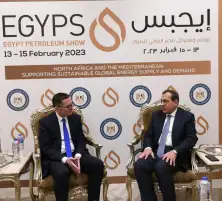 إيجبس 2023.. وزير البترول يستقبل الرئيس التنفيذي لشركة فينترسال ديا الألمانية