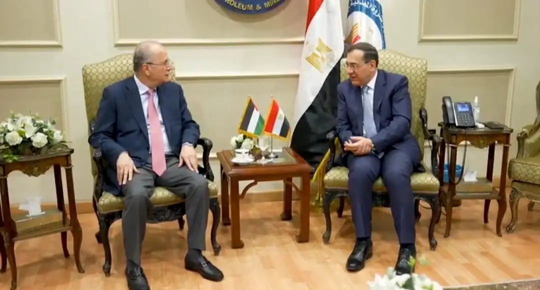 وزير البترول يبحث مع نظيره الفلسطيني سبل النهوض بالتعاون في الأنشطة البترولية