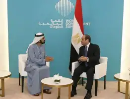 الرئيس السيسي ومحمد بن راشد يستعرضان تطوير الشراكة الاستراتيجية بين البلدين