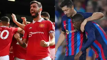 التشكيل الرسمي لـ مباراة برشلونة ومانشستر يونايتد في الدوري الأوروبي