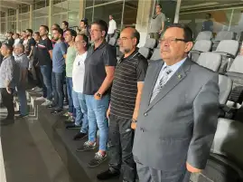 فيتوريا يحضر مباراة الأهلي و الداخلية في الدوري الممتاز