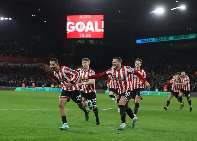 شيفيلد يونايتد يهزم توتنهام ويتأهل لدور الثمانية بكأس الاتحاد الإنجليزي