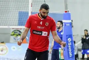 أحمد صلاح يفوز بجائزة أفضل مركز 2 في البطولة العربية للطائرة