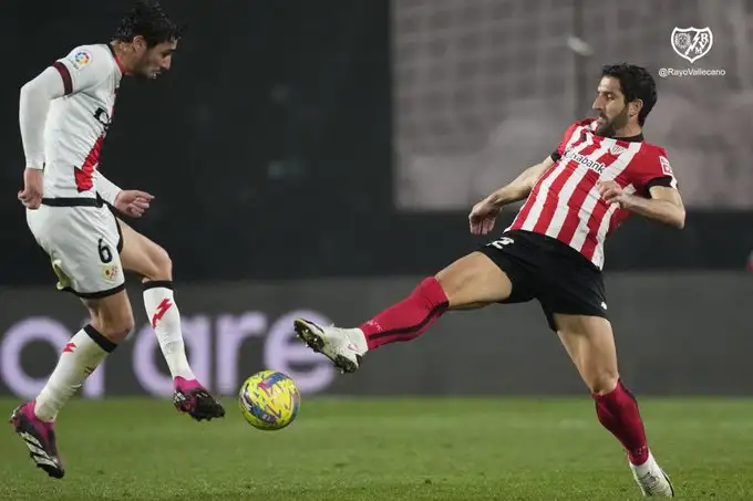 رايو فايكانو يتعادل مع أتلتيك بلباو في الدوري الإسباني