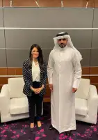 المشاط تناقش مع صندوق قطر للتنمية تعزيز التعاون المشترك