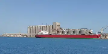 ميناء دمياط يستقبل أكبر شحنة قمح منذ افتتاحه