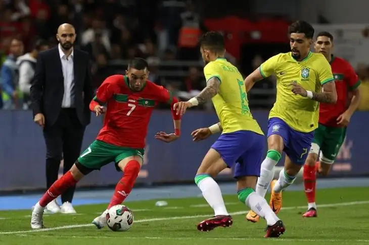 الأسود تلتهم راقصي السامبا.. المغرب يفوز على البرازيل وديا لأول مرة في التاريخ