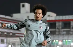 تدريبات تأهيلية لعمرو السيسي في الزمالك