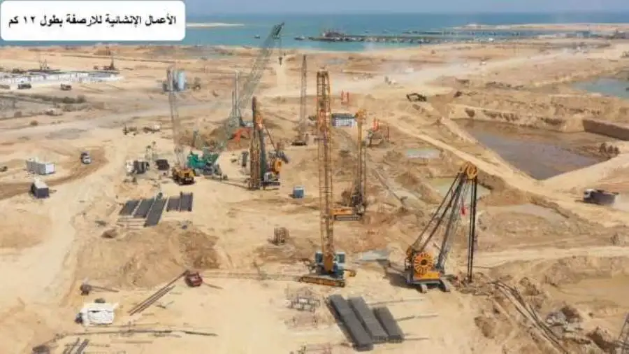 مصدر بالنقل: وصول معدلات تطوير ميناء السخنة لنسب مرتفعة