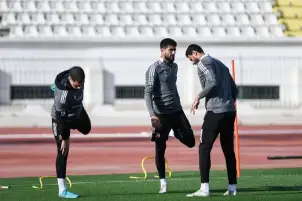 تدريبات قوية لحراس مرمي الأهلي فى المغرب