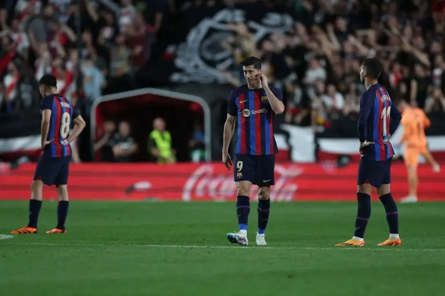 رايو فاييكانو يضرب برشلونة بثنائية في الدوري الإسباني