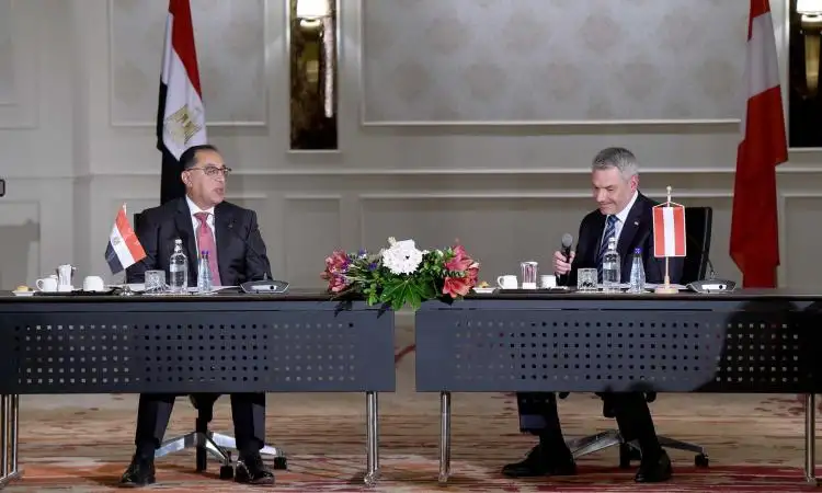 مستشار النمسا: تاريخ طويل من العلاقات الثنائية مع مصر.. ونريد مساندة طموحاتها الاقتصادية