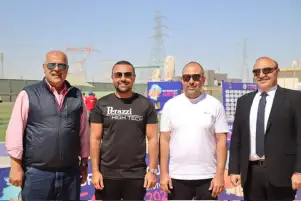 رئيس اتحاد الرماية يؤازر منتخب مصر قبل انطلاق منافسات كأس العالم