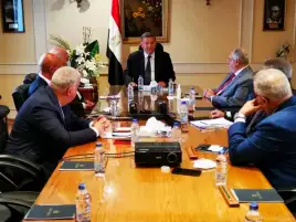 وزير قطاع الأعمال يجتمع بقيادات شركتي القابضة للقطن ومصر للغزل والنسيج بالمحلة الكبرى