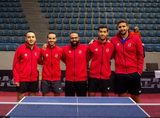 تنس طاولة الأهلي رجال يفوز على سبورتنج في الدورة المجمعة الأولى