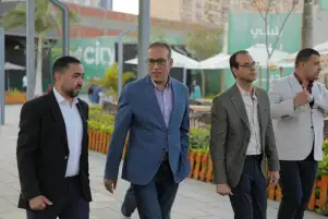 مصطفي عزام يتفقد سيتي كلوب طنطا