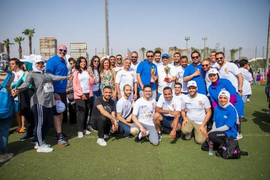 شركات قطاع التأمين بمجموعة كونتكت المالية القابضة تشارك بالماراثون الأخضر
