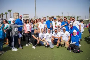 شركات قطاع التأمين بمجموعة كونتكت المالية القابضة تشارك بالماراثون الأخضر