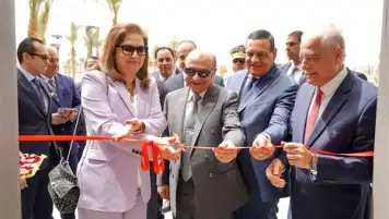 وزراء التخطيط والتنمية المحلية والعدل يفتتحون مبنى مجلس مدينة شرم الشيخ الجديد