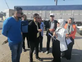 رئيس جهاز " دمياط الجديدة " يتفقد منطقة الميناء ومحاور الطرق ومحطة معالجة الصرف الصحي