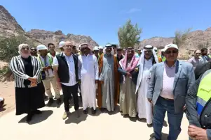 وزير الإسكان ومحافظ جنوب سيناء يتفقدان مركز الزوار ضمن مشروع تطوير موقع التجلى الأعظم بمدينة سانت كاترين