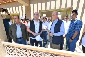 وزير الإسكان ومحافظ جنوب سيناء يواصلان الجولة التفقدية بمكونات مشروع تطوير موقع التجلى الأعظم بمدينة سانت كاترين