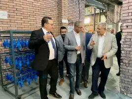 نائب وزير الاسكان لشؤن البنية الاساسية يزور المنطقة الصناعية بالقاهرة الجديدة ويتفقد أحد مصانع إنتاج العدادات