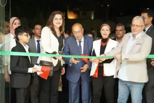 وزيرة التخطيط تشارك في افتتاح معرض الفنانة سهير عثمان بمتحف محمود مختار