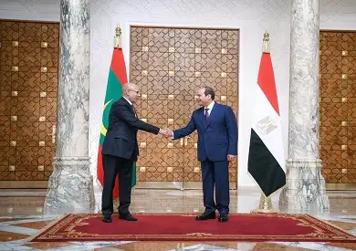 الرئيس الموريتاني: أثمن صبر مصر وحكمتها في التعاطي مع ملف مياه النيل