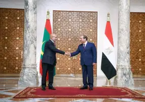 الرئيس الموريتاني: أثمن صبر مصر وحكمتها في التعاطي مع ملف مياه النيل