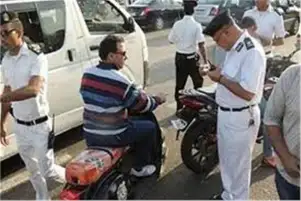تحرير 507 مخالفات لقائدي الدراجات النارية لعدم ارتداء الخوذة