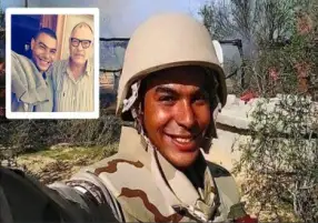 حادث الحدود المصرية الإسرائيلية.. صورة جندي مصري تعيد للأذهان قصة شهيد توفي بين يدي والده