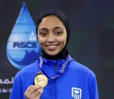 أية شحاتة تتأهل لربع نهائي بطولة الجائزة الكبرى للتايكوندو بروما