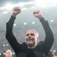 حساب مانشستر سيتي لـ جوارديولا بعد التتويج بدوري الأبطال: "يا أجمل صلعة في الوجود"