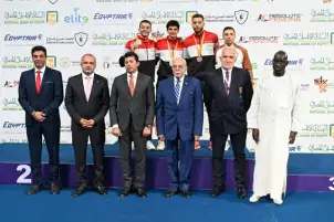 مصر تسيطر على منصات تتويج اليوم الأول من بطولة إفريقيا للسلاح