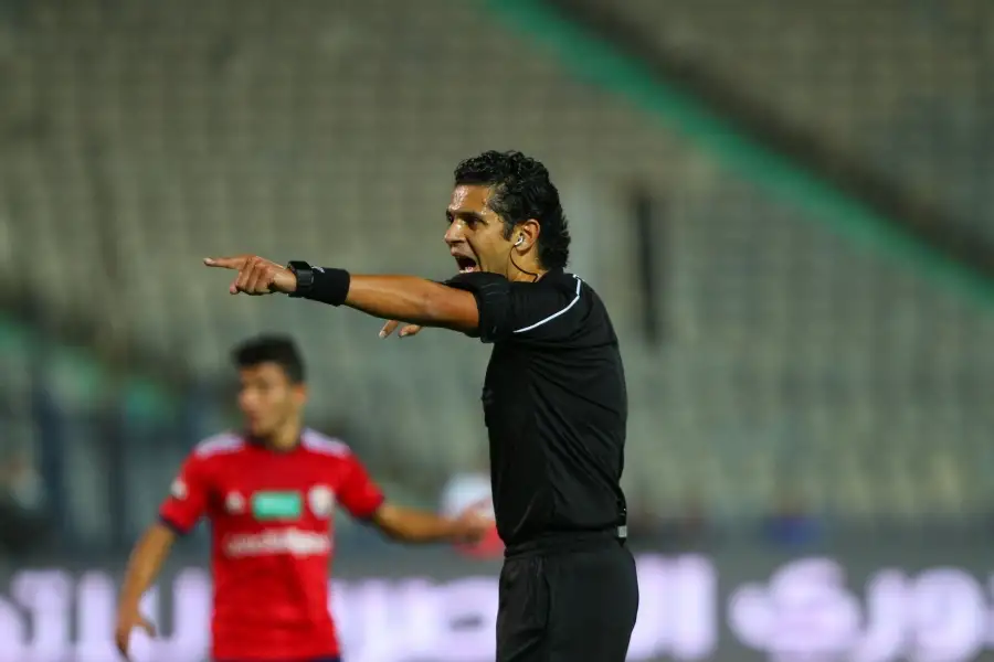 أحمد الغندور حكما لمباراة الزمالك وغزل المحلة في الدوري الممتاز